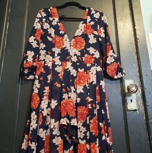 SHORTS ROMPER with gown like skirt!